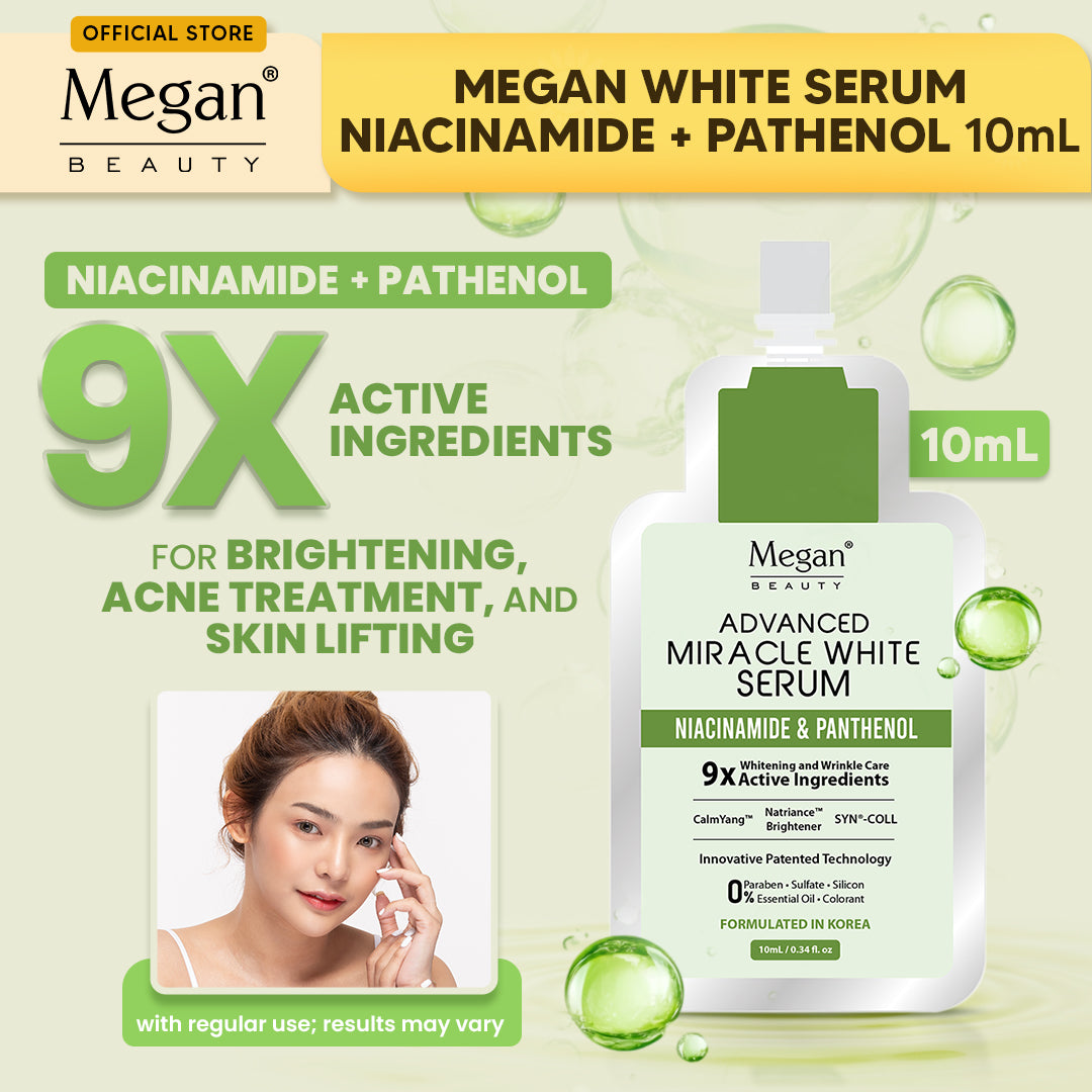 Megan Beauty Advanced Miracle White Serum - Niacinamide & Panthenol