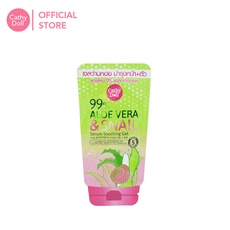 Cathy Doll Aloe Vera & Snail Serum Soothing Gel