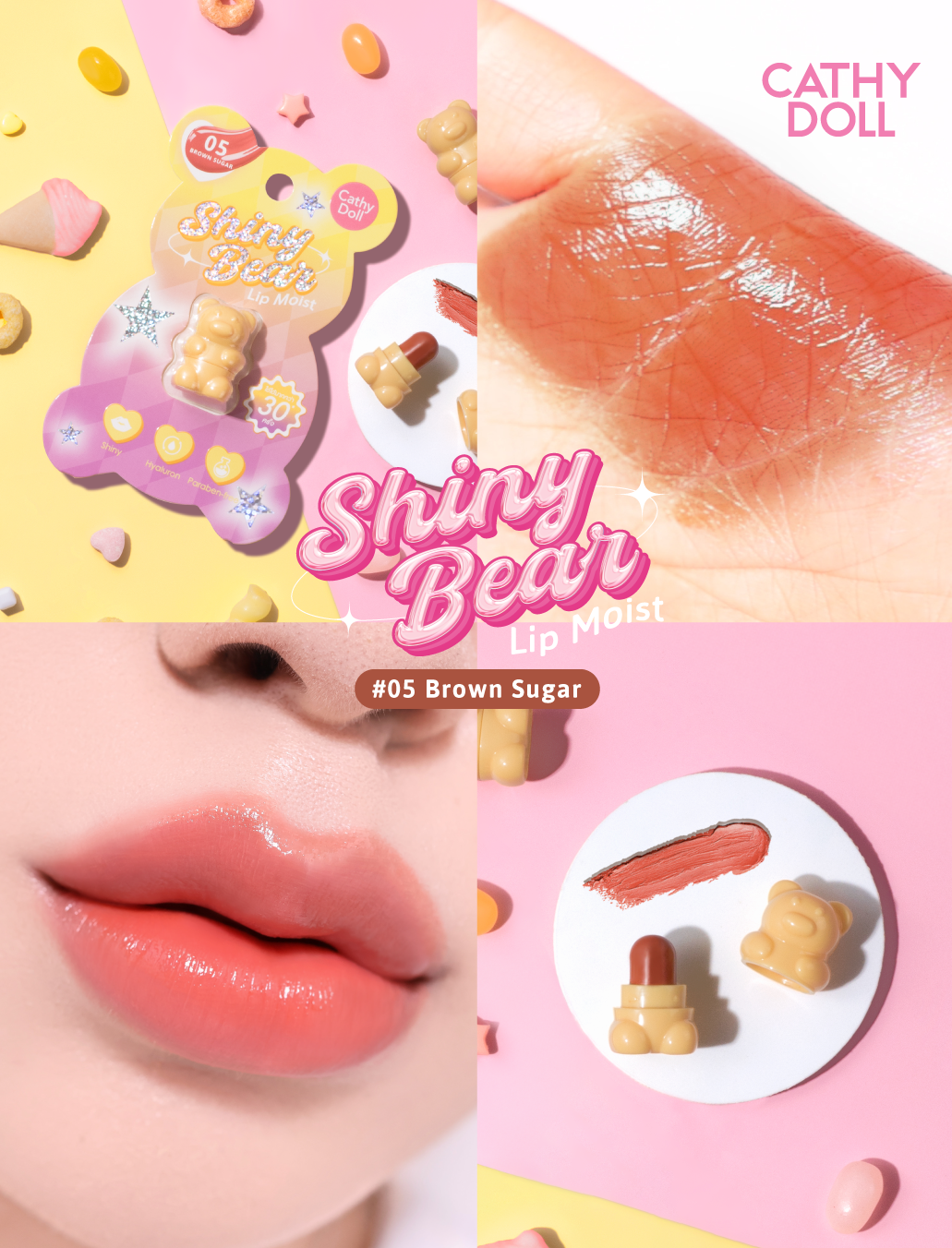 Cathy Doll Shiny Bear Lip Moist 1.1g
