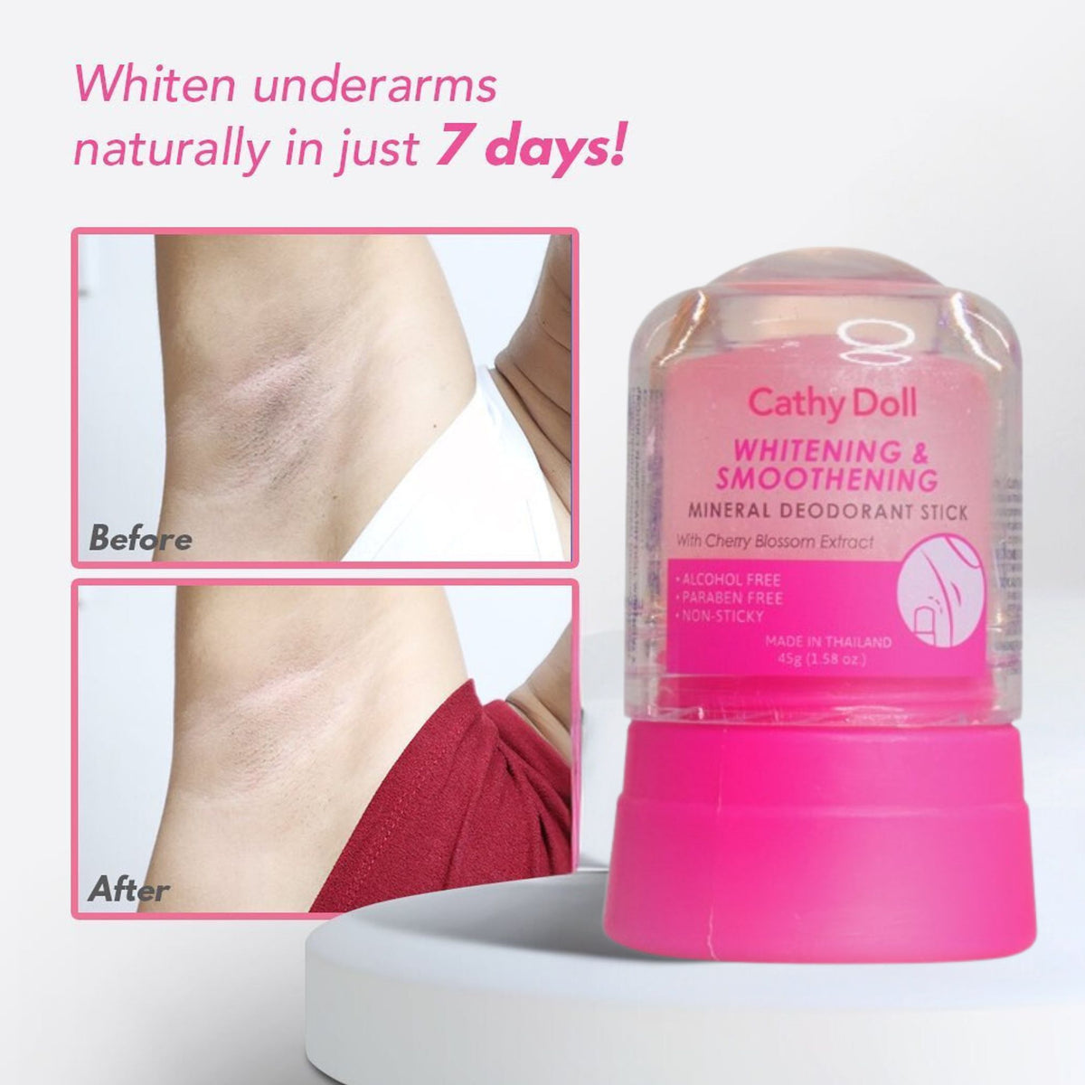 Cathy Doll Whitening & Smoothening Mineral Deodorant Stick 45g