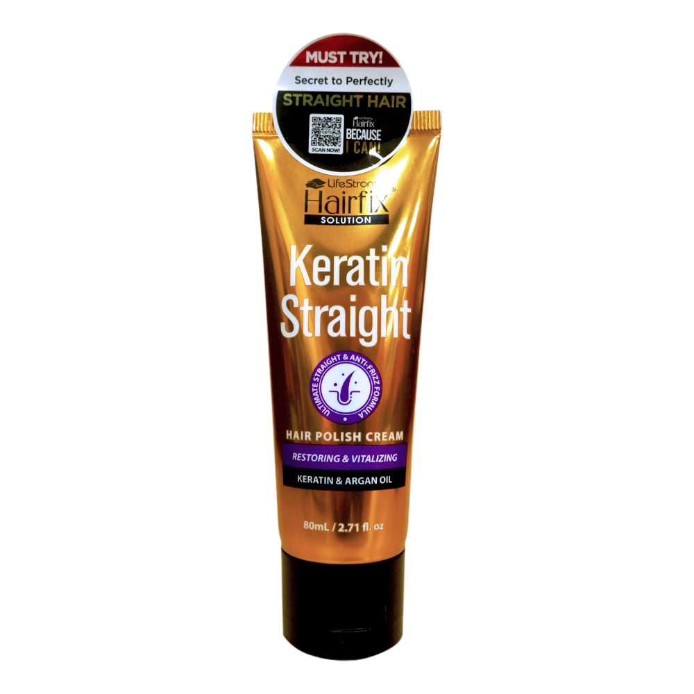 Hairfix Keratin Straight Hair Polish Cream 80ml