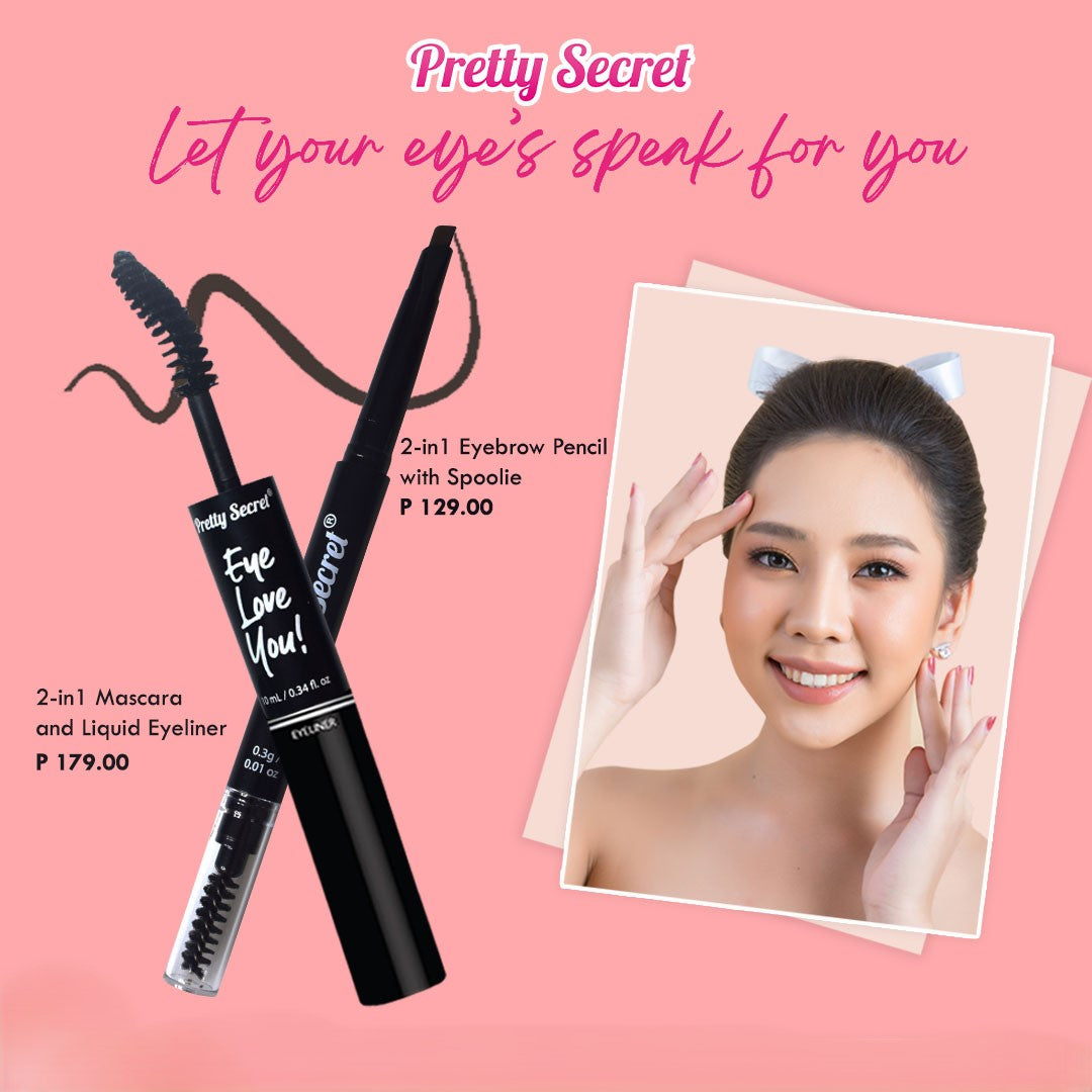 Pretty Secret 2-in-1 Mascara and Liquid Eyeliner - 10ml