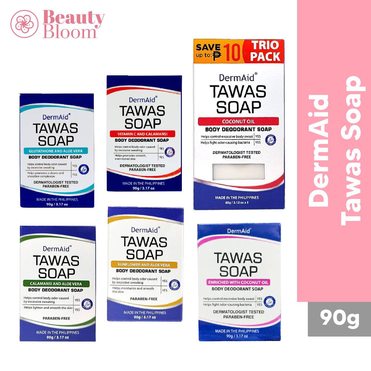 Dermaid Tawas Soap 90g