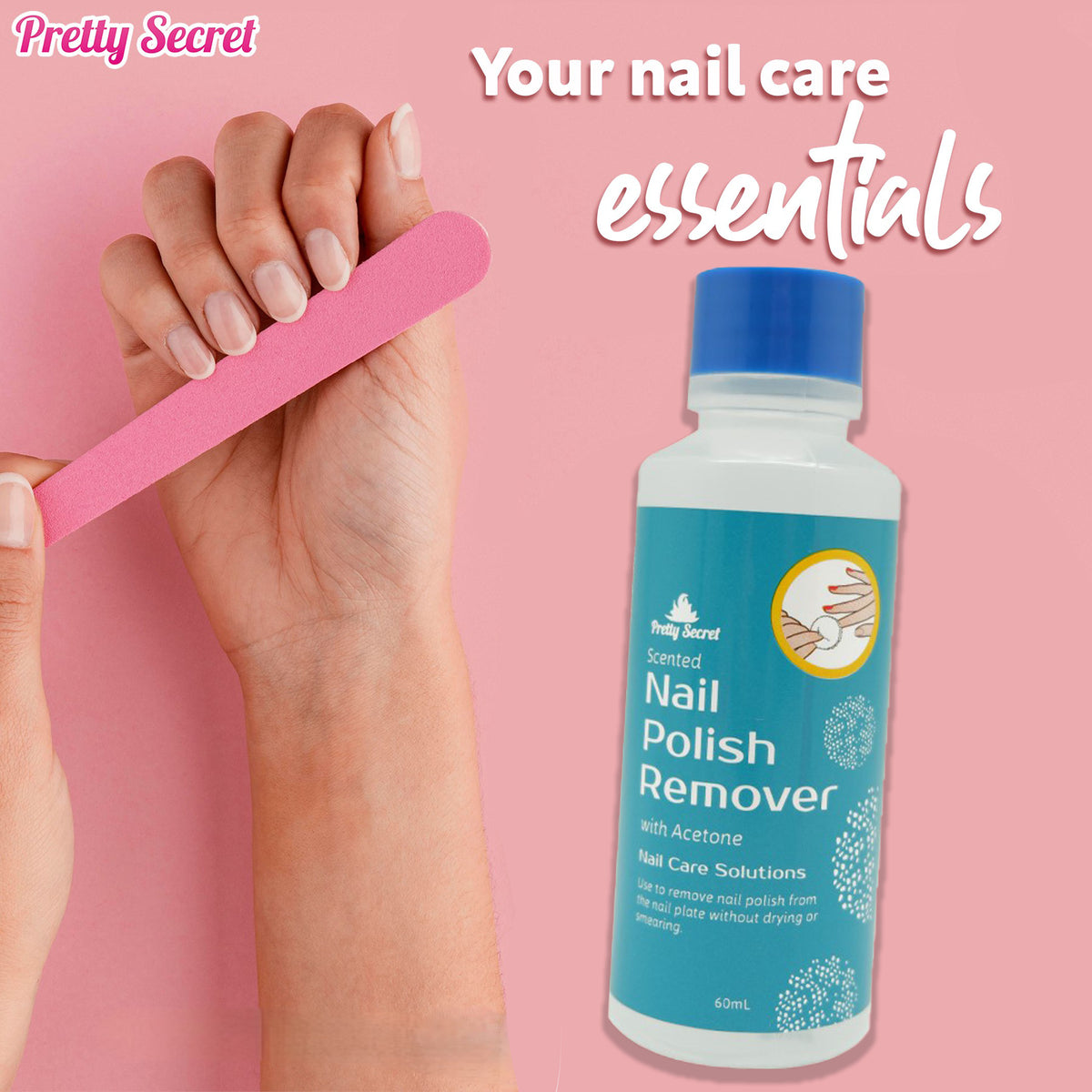 Pretty Secret Nail Polish Remover 60ml
