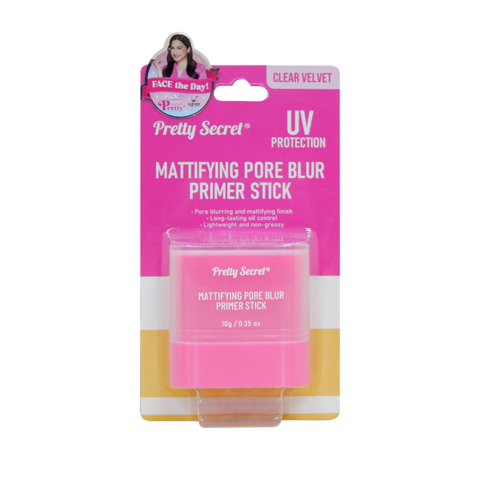 Pretty Secret Mattifying Pore Blur Primer Stick 10g - Clear Velvet