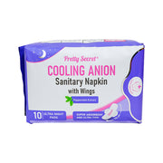 PRETTY SECRET Cooling Anion Sanitary Napkin Ultra Night Pads