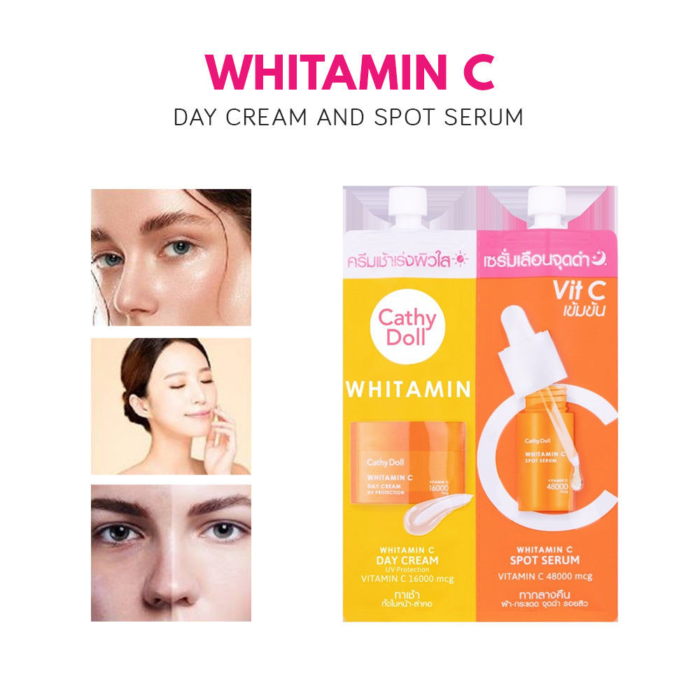 Cathy Doll Whitamin C Day Cream and Spot Serum 6ml+6ml