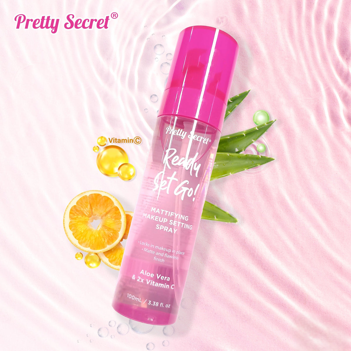 Pretty Secret Mattifying Makeup Setting Spray 80ml