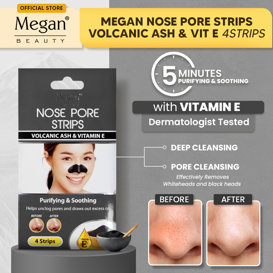 Megan Nose Pore Strips 4s - Volcanic Ash