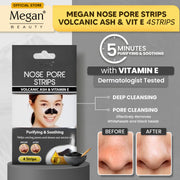 Megan Nose Pore Strips 4s - Volcanic Ash