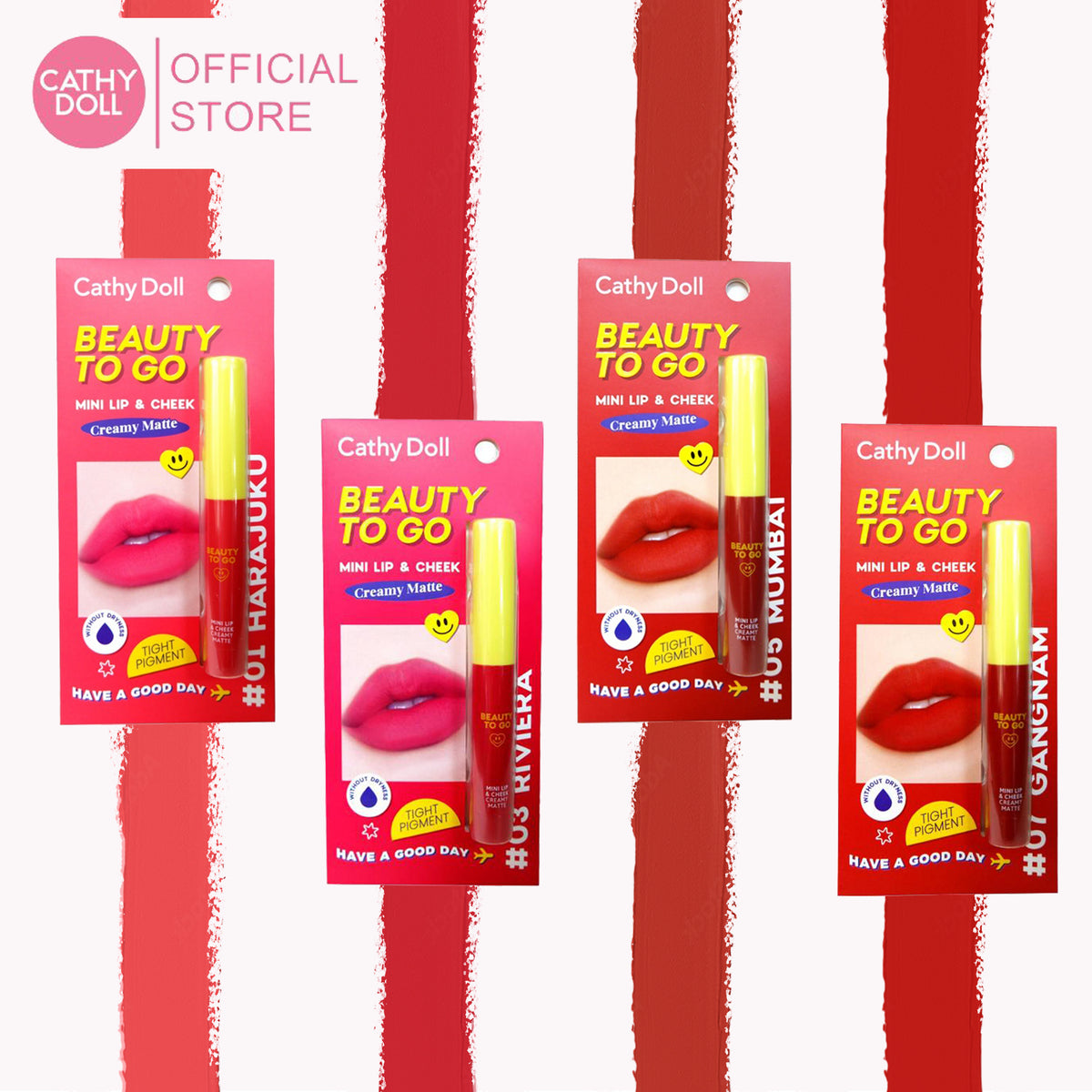 Cathy Doll B2G Mini Lip & Cheek Creamy Matte 0.6g