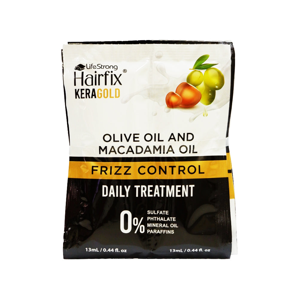 Hairfix KeraGold Frizz Control Treatment - Olive & Macadamia