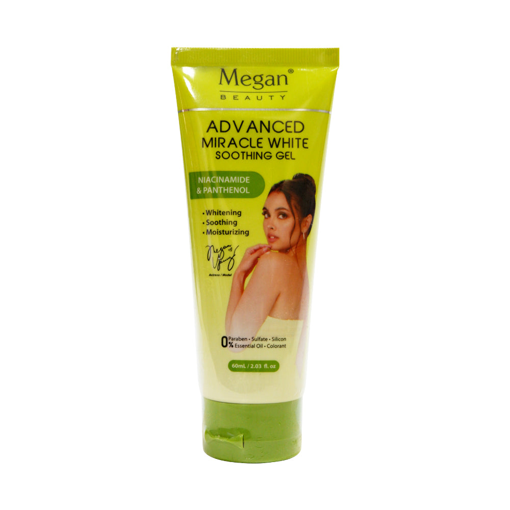 Megan Beauty Advanced Miracle White Soothing Gel 60ml - Niacinamide & Panthenol