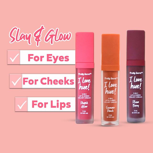 Pretty Secret 2in1 Lip and Cheek Velvet Cream 7.5ml
