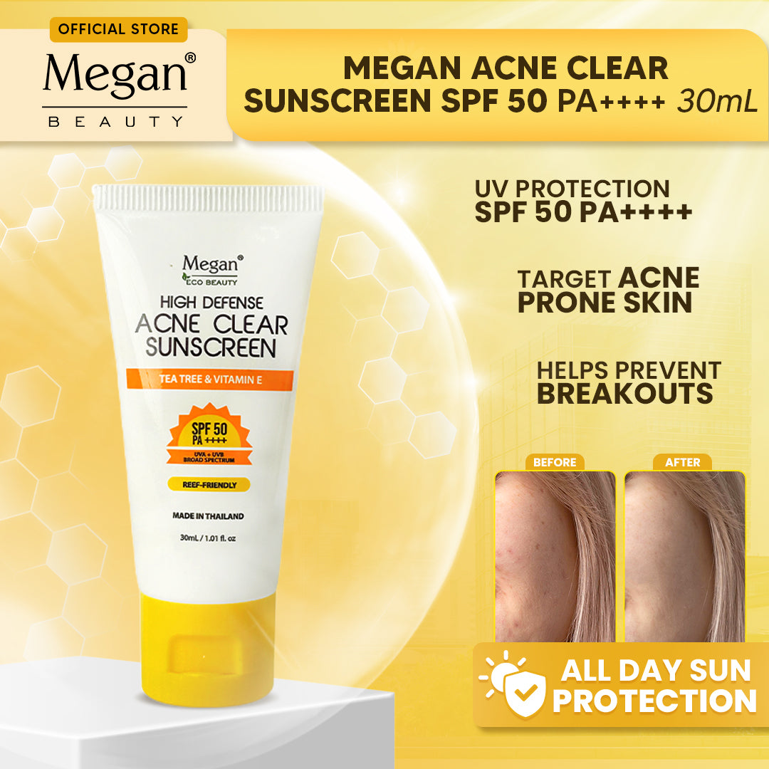 Megan Acne Clear Sunscreen SPF 50 30ml