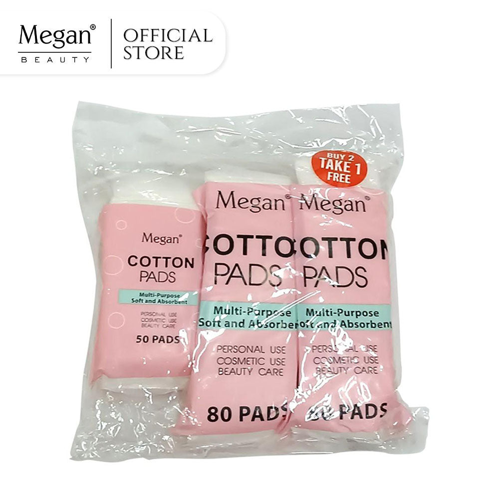 Megan Beauty Cotton pads 2+1 Cosmetic Makeup