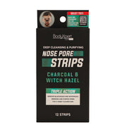 BodyXpert For Men Nose Pore Strips 12's Charcoal & Witch Hazel