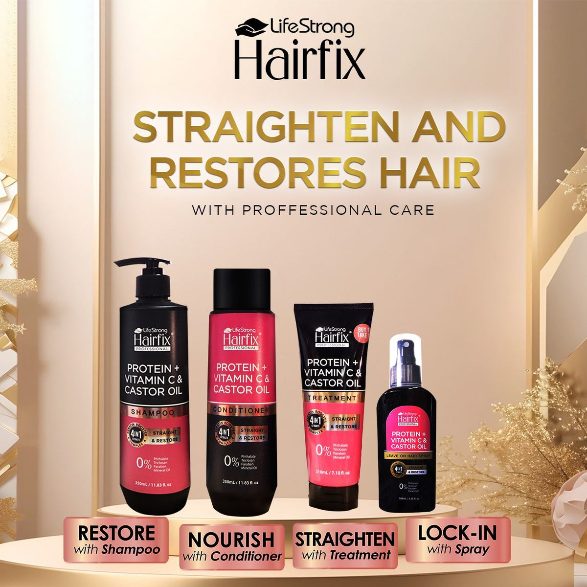 Hairfix Professional with Protein Vitamin C