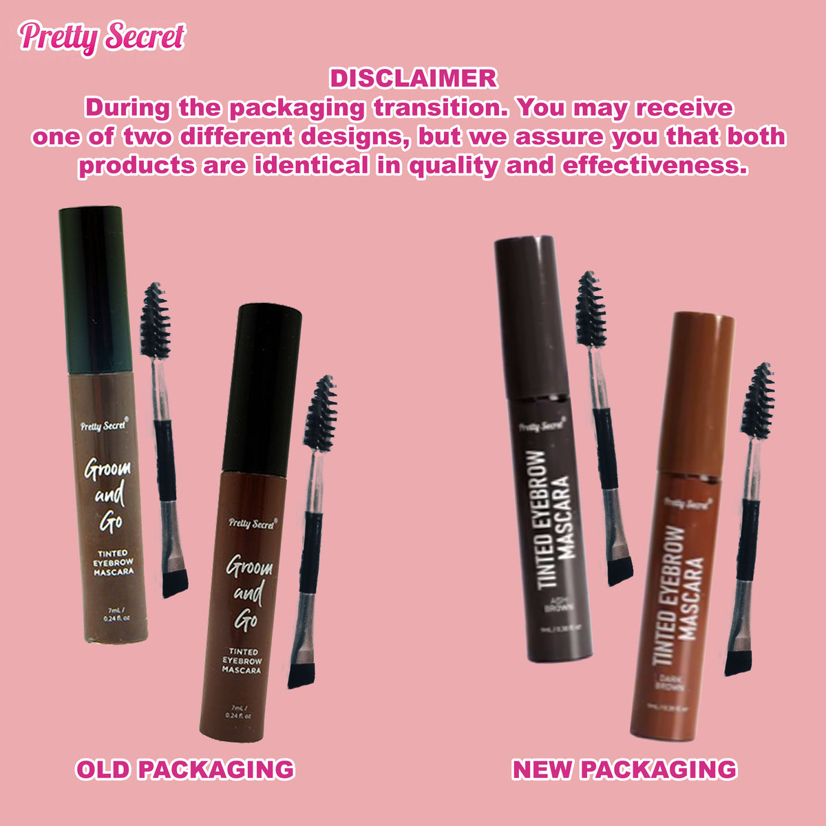 Pretty Secret Tinted Eyebrow Mascara 9ml