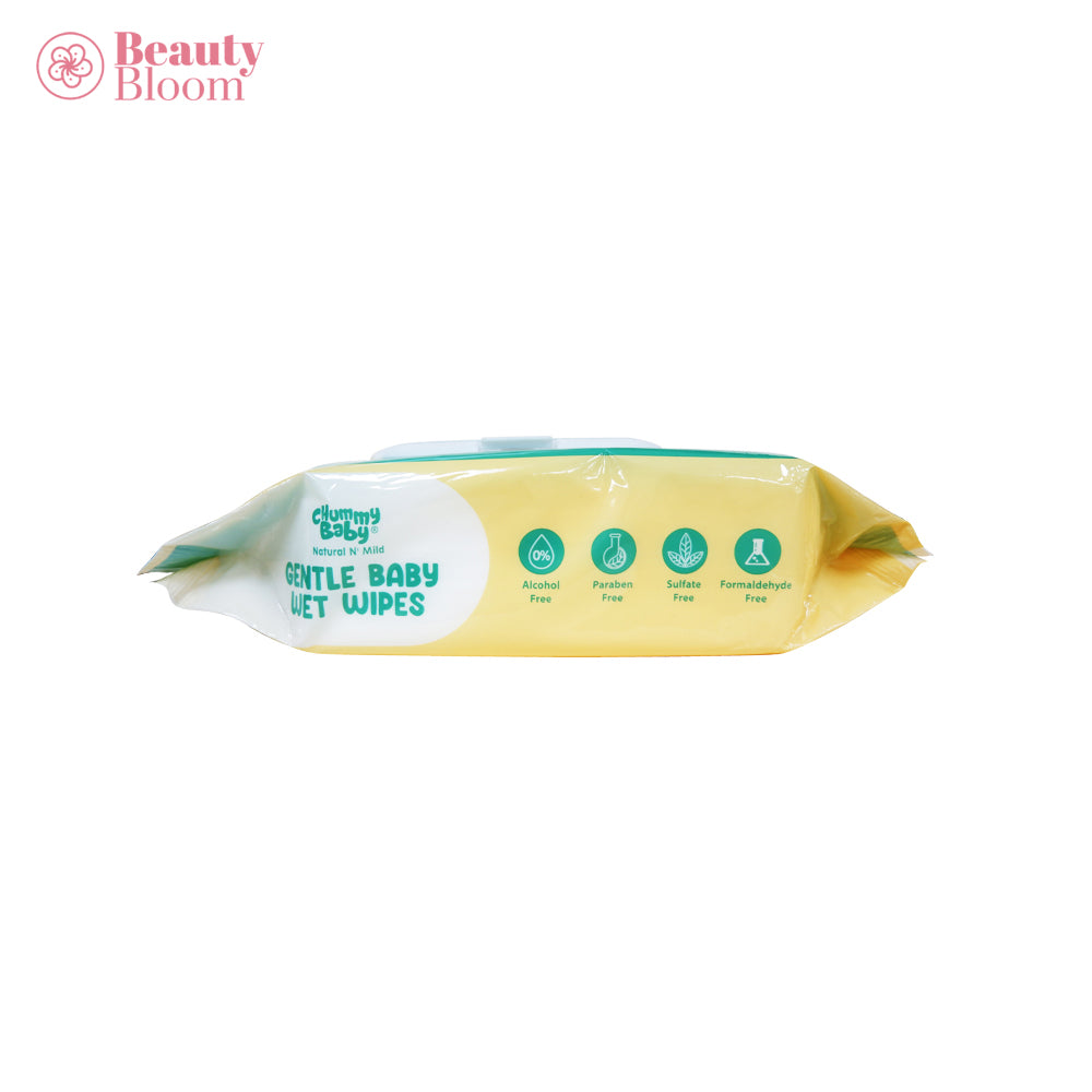 Chummy Baby Natural n' Mild Wet Wipes 100 Sheets