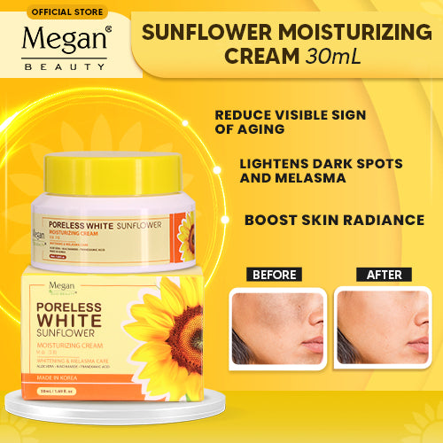 Megan Eco Beauty Poreless White Sunflower Moisturizing Cream 50ml