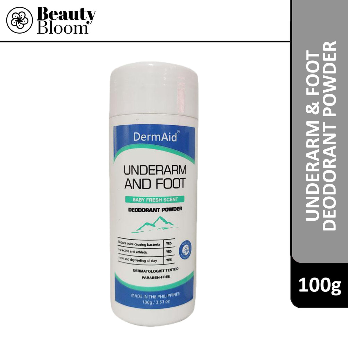 Dermaid Underarm and Foot Powder 100g