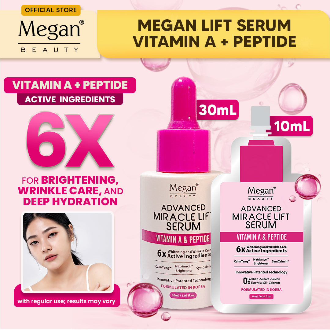 Megan Beauty Advanced Miracle Lift Serum - Vitamin A & Peptide