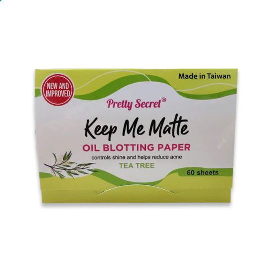 Pretty Secret Oil Blotting Paper x 60's - Tea Tree