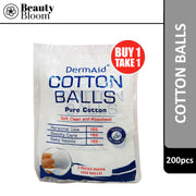 Dermaid Cotton Balls 100's Buy 1 Take 1