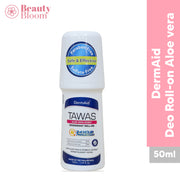 Dermaid Deo Roll On Scented Tawas with Aloe Vera & Vit E 50ml