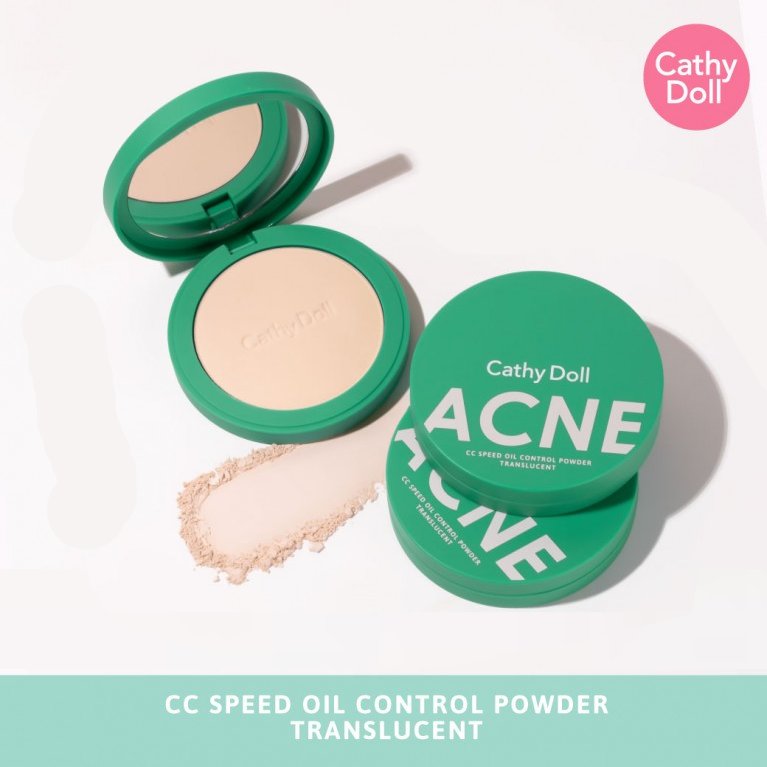 Cathy Doll Acne CC Speed Oil Control Powder Translucent 4.5G