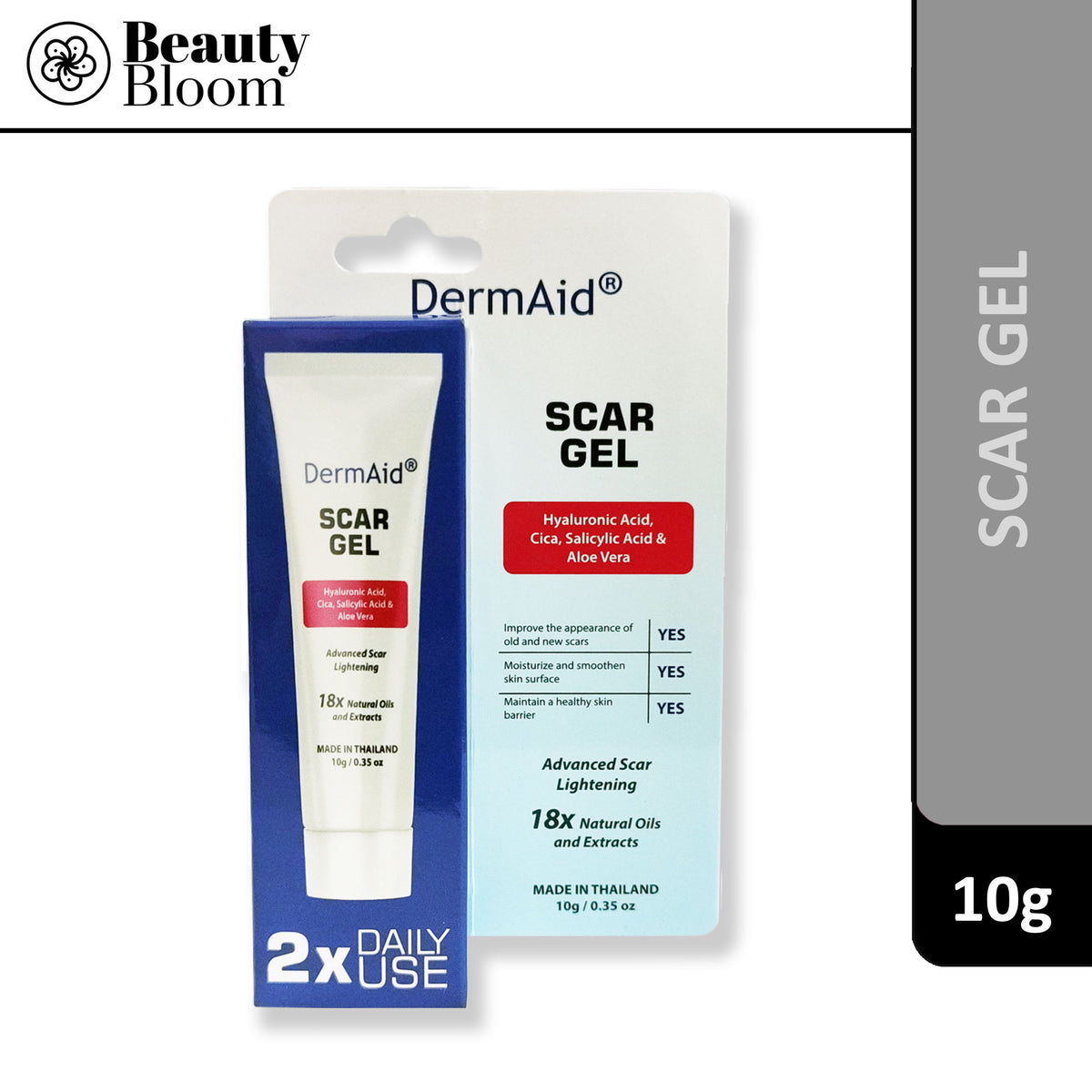 Dermaid Scar Erase Gel Serum 10g