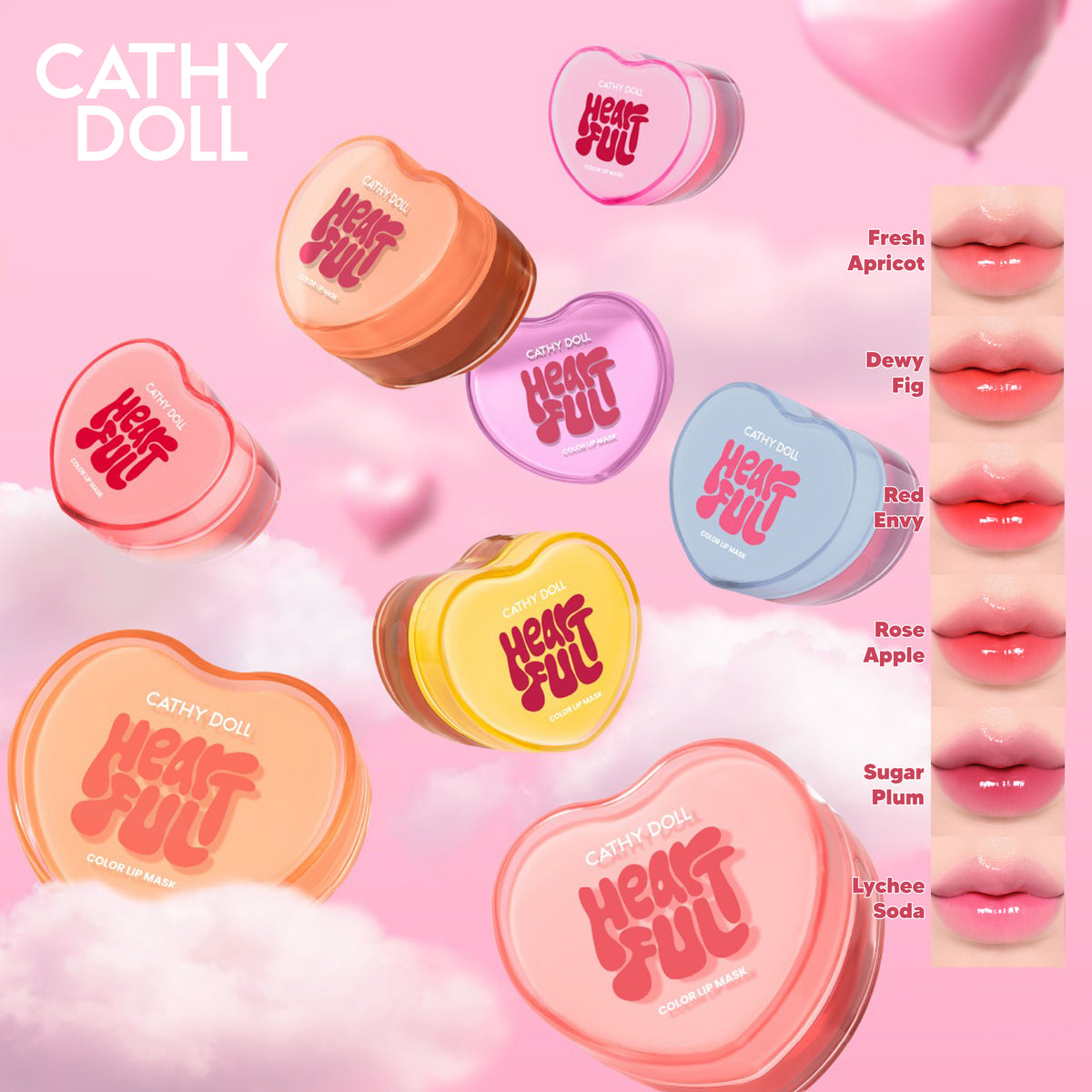 Cathy Doll Ups Heartful Color Lip Mask 7g