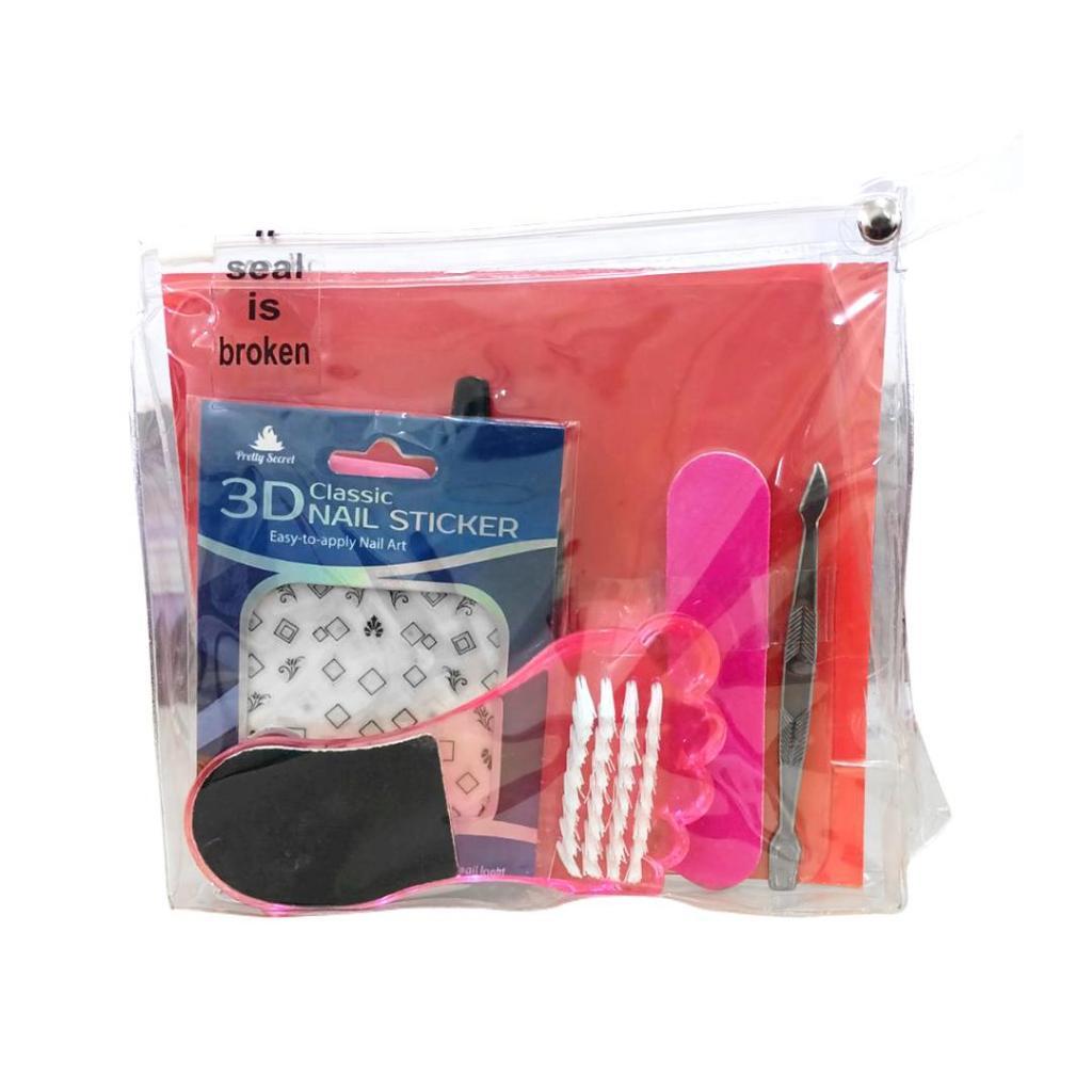 Pretty Secret Nail Toolkit w/ 3D Sticker Classic
