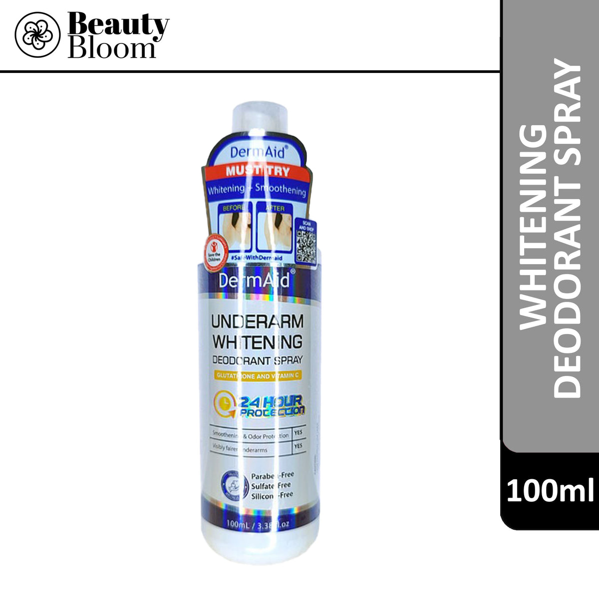 Dermaid Underarm Whitening Deodorant Spray 100ml
