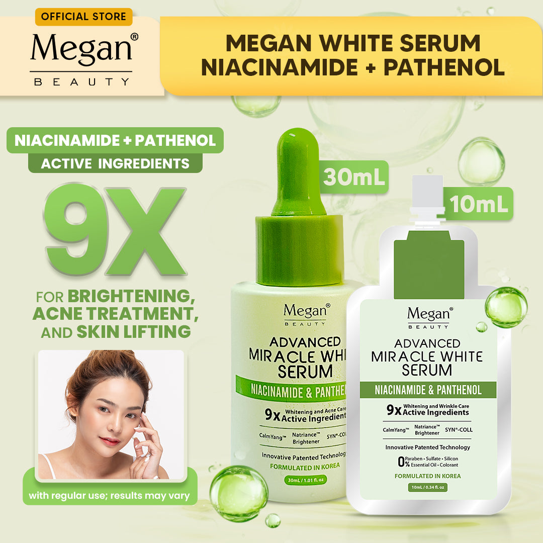 Megan Beauty Advanced Miracle White Serum - Niacinamide & Panthenol