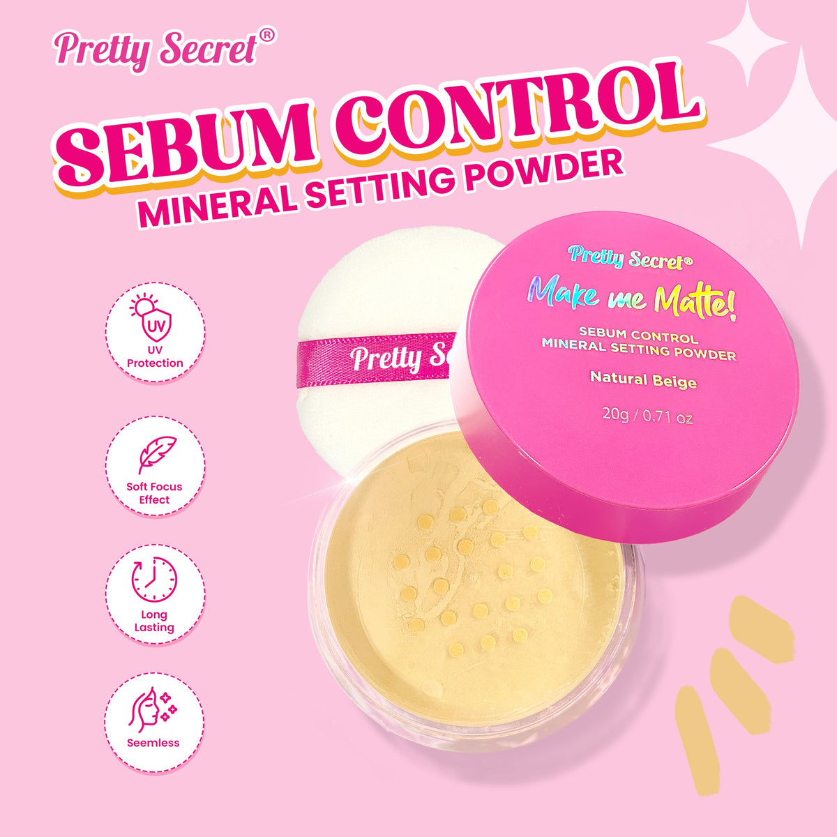 Pretty Secret Loose Setting Powder - 20g
