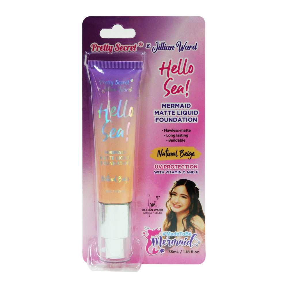 Pretty Secret Mermaid Matte Liquid Foundation 35ml - Natural Beige