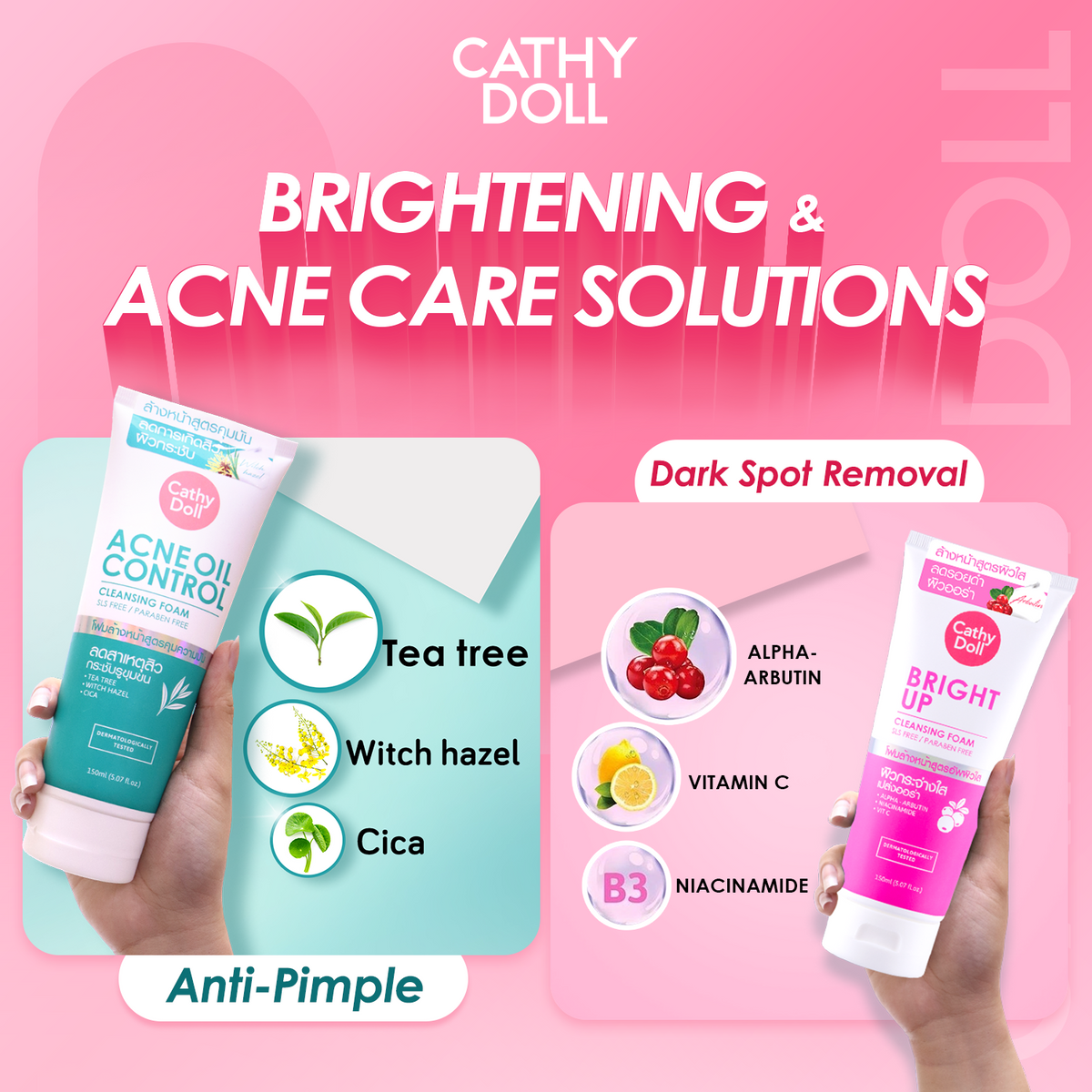 Cathy Doll Bright Up Cleansing Foam 150ml