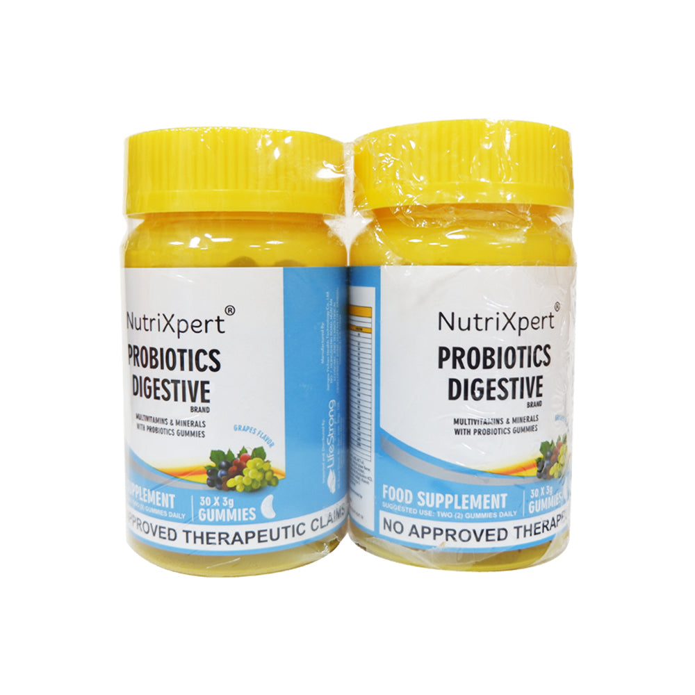 NutriXpert Probiotics Digestive Gummies 30's Bundle
