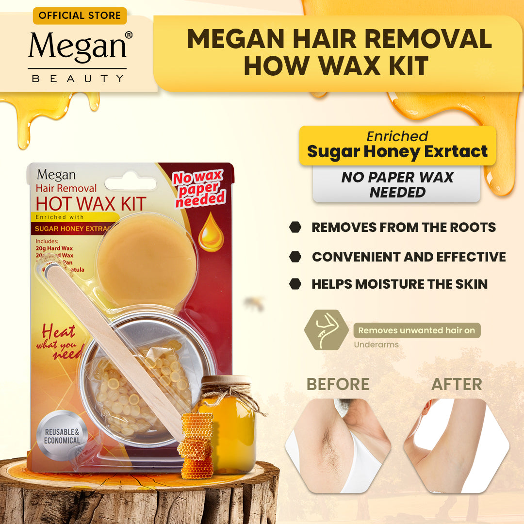 Megan Sugar Honey Hot Wax Kit