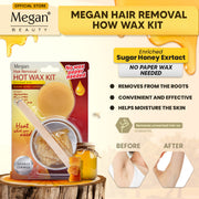 Megan Sugar Honey Hot Wax Kit