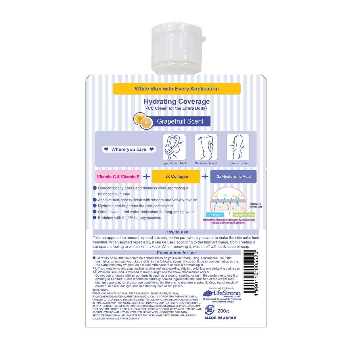 White Conc White CC Cream 200g