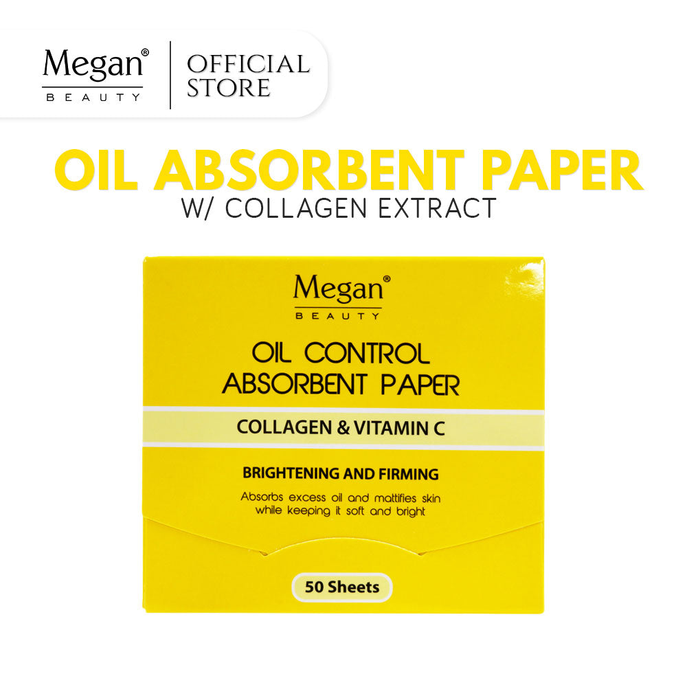Megan Oil Absorbent Paper - Collagen Extract 50's