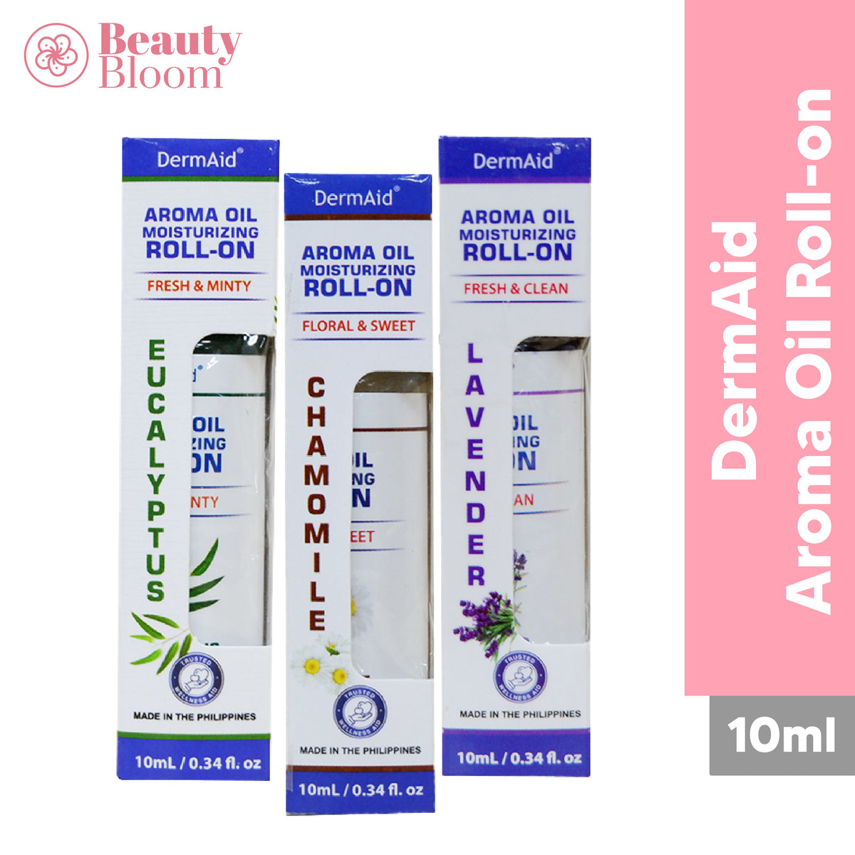 Dermaid Energy Boost Aromatherapy Roll On 10ml