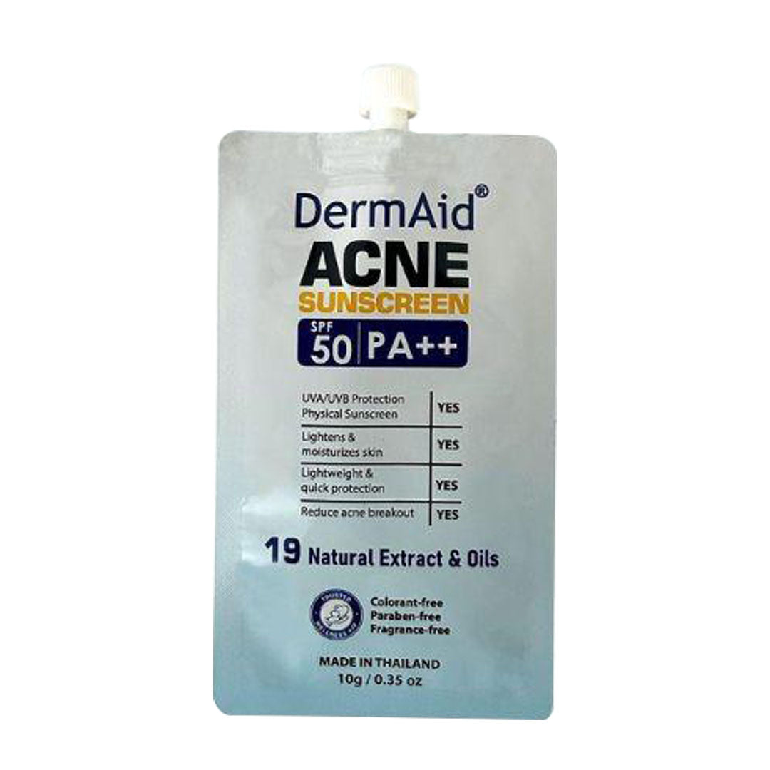 Dermaid Acne Sunscreen SPF50 PA++ 10g Buy 2 Take 1