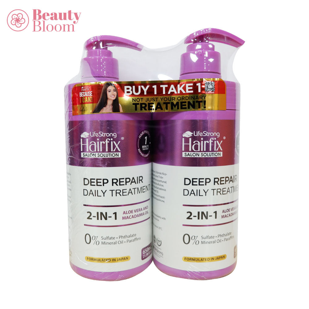 Hairfix Salon Solution Hair Treatment 650ml Buy1 Take1