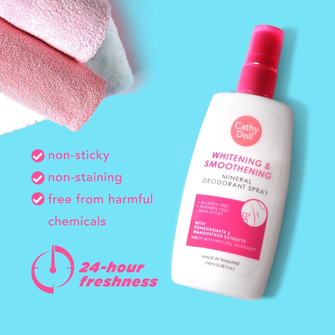 Cathy Doll Whitening & Smoothening Mineral Deodorant Spray 100ml