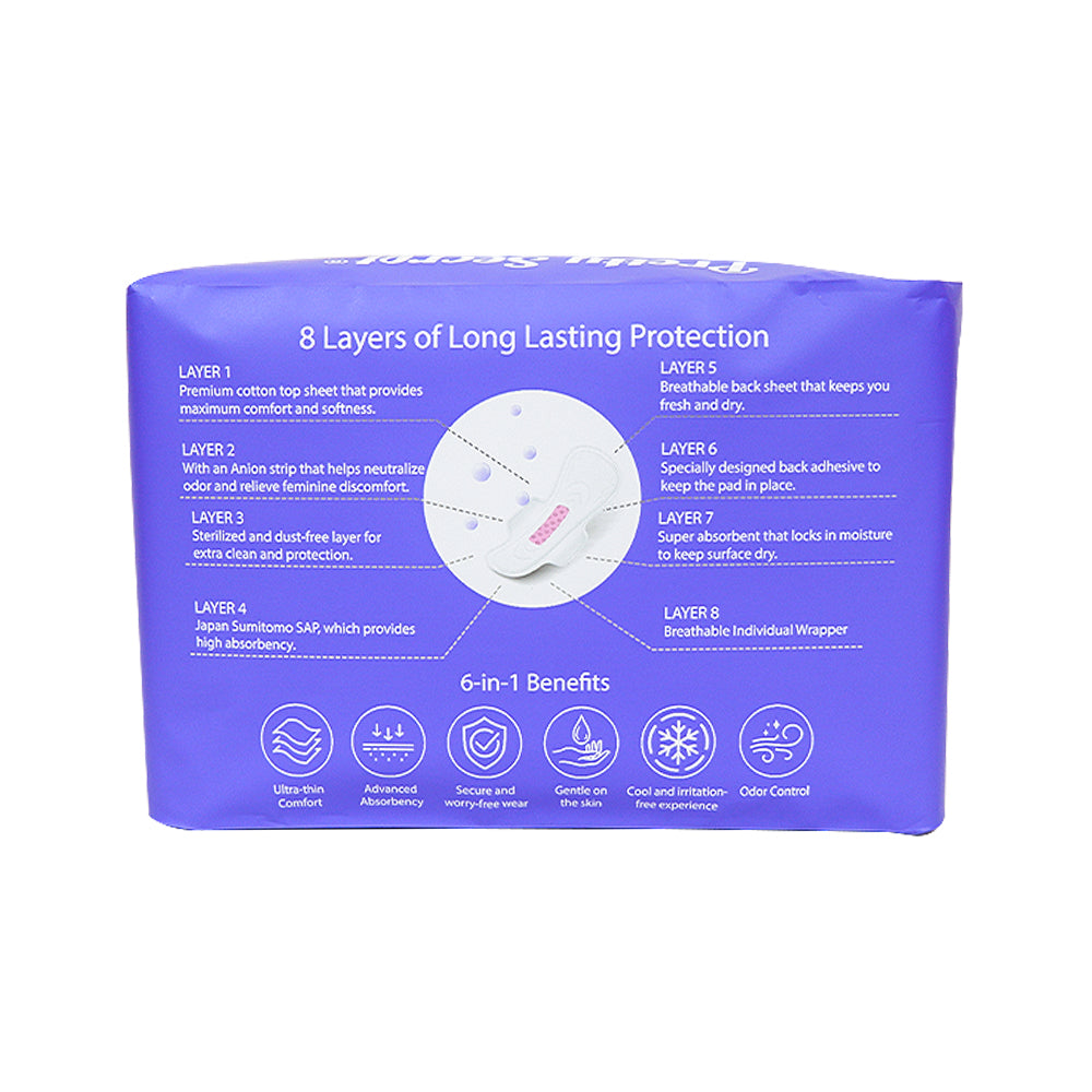 PRETTY SECRET Cooling Anion Sanitary Napkin Ultra Night Pads