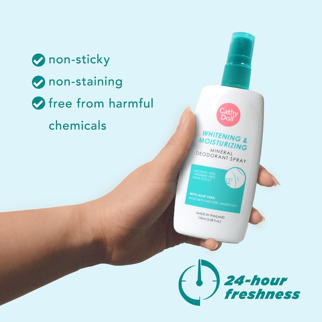 Cathy Doll Whitening & Moisturizing Mineral Deodorant Spray 100ml